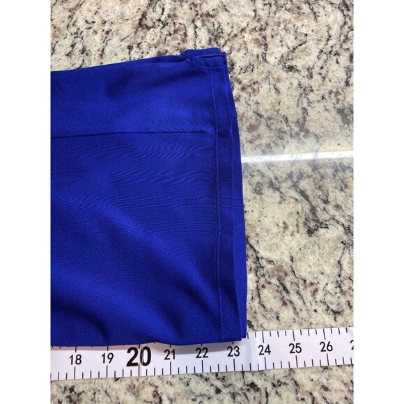 Lauren Ralph Lauren Womens Polo Shirt XL Blue Orange Colorblock Preppy Golf Logo - Picture 7 of 8